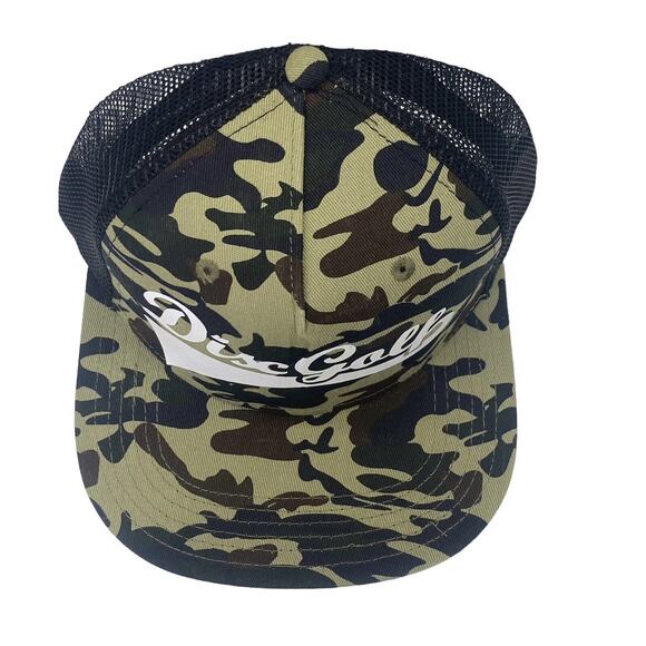 Disc Golf DISCGOLF BASEBALL Logo Hat Trucker Cap Snap Back Disc Golf Vinyl Logo - Picture 10 of 12